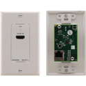 Photo of Kramer WP-571 HDMI HDCP 2.2 Wall Plate PoC Transmitter over Long-Reach DGKat- White