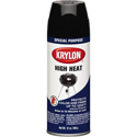 Photo of Krylon High Heat Flat Black Spray Paint 12 Ounce