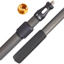 K-Tek KIP 2-Section Lightweight Graphite Carbon Fiber Interview Boompole - Quick Release - 6 Foot
