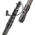 K-Tek KP12CCR 12 Foot KlassicPro Graphite 6-Section Boompole - Internal Coiled Cabled - Side Exit
