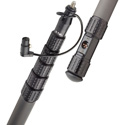 Photo of K-Tek KP9CCR 9 Foot KlassicPro Graphite 6-Section Boompole - Internal Coiled Cabled - Side Exit