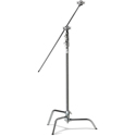 Kupo KS703912 40 Inch Master C-Stand with Sliding Leg Kit (Stand 2.5in Grip Head & 40in Grip Arm with Hex Stud) - Silver