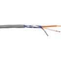 Canare L-2B2AT 2 Conductor Mic Cable  - Aluminum Foil Shielded Audio Cable Per Foot - Permanent install  - Gray - 25 AWG