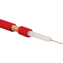 Canare L-3CFW 22 AWG 75 Ohm Digital Video Flexible Coaxial Cable - Red - Per Foot