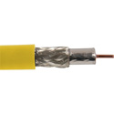 Canare L-5CFB 75 Ohm Digital Video Coaxial Cable RG-6 Type by the Foot - Yellow