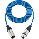 Photo of Sescom L2-1.5XXJBE Mic Cable Pro Stage Series 3-Pin XLR Female to 3-Pin XLR Male Blue - 1.5 Foot