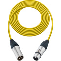 Photo of Sescom L2-1.5XXJYW Mic Cable Pro Stage Series 3-Pin XLR Female to 3-Pin XLR Male Yellow - 1.5 Foot