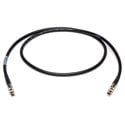 Laird 12G-SDI 4K UHD Mini-Coax HD-BNC/Micro BNC Male to Male Cable - 3 Foot