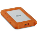 LaCie STFR1000800 1TB Rugged Portable Hard Drive - USB-C - Orange