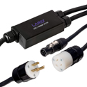 Photo of Laird LDC-15NMF-PCTF 15-Amp Power Distribution Box Edison to One (1) Edison F and One (1) Neutrik powerCON TRUE1 F