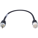 Photo of Laird 20 Amp NEMA Plug to 20 Amp Female Twistlock Power Adapter Cable - 2 Foot