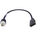 Laird 20 Amp Twistlock Plug to Female Stage Pin Power Adapter Cable - 2 Foot