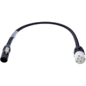 Photo of Laird LDC-PCTM-15NF powerCON TRUE1 TOP Male to 15 Amp NEMA Female Power Adapter Cable - 2 Foot