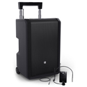Photo of LD Systems ANNY 10 - 10 Inch Portable Battery-Powered Bluetooth PA Loudspeaker w/ Mixer/Headset Mic - 470-490 MHz Black