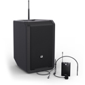 Photo of LD Systems ANNY8 8 Inch Portable Li-Ion Battery-Powered Bluetooth PA Loudspeaker w/ Mixer/Headset Mic - 470-490MHz Black
