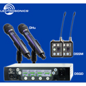 Lectrosonics 4-Channel Half-Rack Live Sound Water Proof Digital Hybrid Wireless System Kit with Dante - 470-608 MHz UHF
