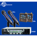 Lectrosonics 4-Channel Half-Rack Live Sound Digital Hybrid Wireless System Kit with Digital Dante Out - 470-608 MHz UHF