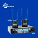 Lectrosonics M2 Duet 2-Ch IEM/IFB System Kit w/ Halfrack Tx & 2 Rx Packs - 470-608 MHz UHF - Personal In-Ear Monitor
