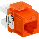 Leviton 61110-RO6 eXtreme 6+ QuickPort Cat6 Jack - Orange
