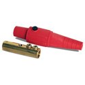 Photo of LEX CLS40FBC 400 Amp Cam-Type 16 Series Female Inline Connector 2/0 - 4/0 AWG - Red