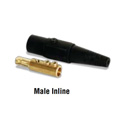 Photo of LEX CLS40MBA 400 Amp Cam-Type 16 Series Male Inline Connector 2/0 - 4/0 AWG - Black