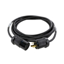 Photo of LEX PE700J-25-L620 NEMA L6-20 Locking Male to Locking Female Power Extension Cable - SJOOW Cord - 25 Foot