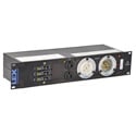 Lex PRM2IN-1CC12GN Rack Mount Power Distribution/ 2RU/ L21-30 In/Thru Front/ (12) 20A Neutrik PowerCon Outlets (Grey)