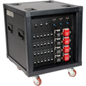 Photo of LEX PRMK12D-MR4U-2LV-RB 200 Amp Viceroy Rolling PowerRACK with 19-Pin/L21-30 Duplex Receptacles