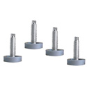 Photo of Middle Atlantic LF-ISO Leveling Feet Isolating for Slim 5/MRK/ERK/WRK/DRK/GRK Racks - Set of 4