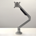 LundHalsey Visionline and x-Type Console Single Steel Monitor Mount Arm - Silver