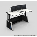 Photo of LundHalsey Visionline AIR 24/7 Command & Control Height Adjustable Console - Large / 83 Inches Wide - Assembly Required
