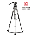 Libec HS-150C Tripod System with Floor Spreader - Carbon Pipe