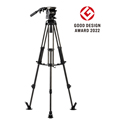 Libec HS-150M Tripod System with Mid-Level Spreader - Carbon Pipe
