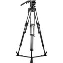 Libec HS-450Q QL40B Tripod System with H45 Head/SP-1B Floor Spreader/RC-40 Case - With Long Sliding Plate