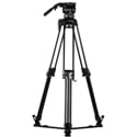 Libec LX-10Q 2-Stage 100mm Aluminum Tripod System with Floor Spreader - 35lb Max Payload