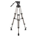 Photo of Libec LX10 M Professional 2-Stage Aluminum Tripod System w/ Mid-Level Spreader