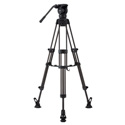 Photo of Libec LX5M Professional 2-Stage Aluminum Tripod System w/ Mid Level Spreader