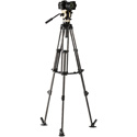 Photo of Libec NX-100C NH10 Video Fluid Head / RT20C Carbon Fiber Tripod / SP-1B Floor Spreader and RC-20 Carrying Case