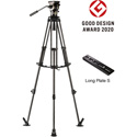 Photo of Libec NX-300MC NH30 Video Fluid Head / RT20C Carbon Fiber Tripod / BR-2B Mid Level Brace / FP-1B and Carrying Case