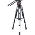 Photo of Libec QD-10M Tripod System with Mid-Level Spreader - QH1/T150B/BR-6B/FP-6B - 88lb Payload