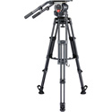 Libec QD-10M Tripod System with Mid-Level Spreader - QH1/T150B/BR-6B/FP-6B - 88lb Payload