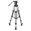 Libec RSP-850M Professional Aluminum Tripod System with Mid-level Spreader and RC-80 Carry Case