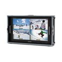 Lilliput PVM220S-CCV 21.5 Inch 3G-SDI/HDMI Quad-Split Live Stream Multiview Broadcast Monitor with Case - Black