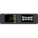 Lilliput RM-7029S 3RU Dual 7 Inch Rackmount Monitor with 3G-SDI / HDMI 2.0