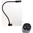 Photo of Littlite 24XR-LED 24 Inch LED Gooseneck with 3-PIN Right Angle XLR Connector