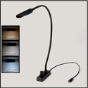 Photo of Littlite L-7/18-LED-3 Lampset 18-inch End Mount Gooseneck Console Light Mounting Kit w/ Power Supply