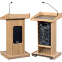 Photo of Admiral Lectern With Reading Light and Liberty Sound System