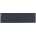 Photo of Lowell AP-3 3RU Aluminum Blank Panel / Wrinkle-Finish Black