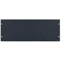 Lowell AP-4 4RU Aluminum Blank Panel / Wrinkle-Finish Black