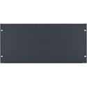 Lowell AP-5 5RU Aluminum Blank Panel / Wrinkle-Finish Black